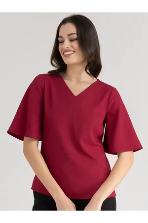 FableStreet Women Red Top
