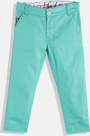 toothless Boys Green Regular Fit Jeans