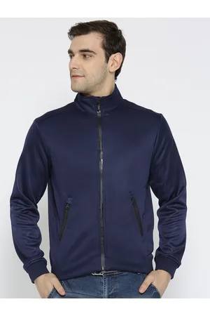 Pepe Jeans Men Navy Blue Solid Jacket