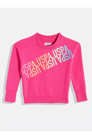 Ralph Lauren Girls Black Printed Sweatshirt