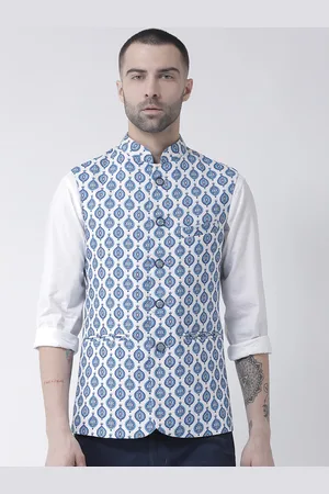 Buy Hangup Men Multi Printed Regular Fit Ethnic Jacket Online at Low Prices  in India - Paytmmall.com