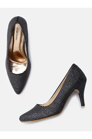 Marc Loire Women Black Striped Pumps