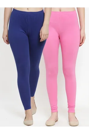 Jinfo Women Pack Of 2 Solid Ankle-Length Leggings
