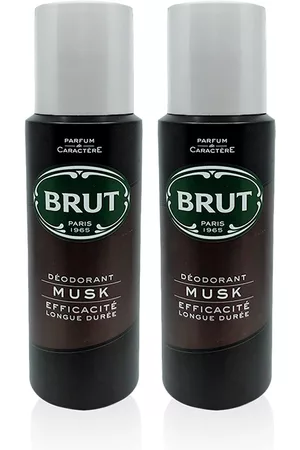 Brut Men Set of 2 Musk Deodorants 200 ml each