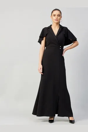 ATHENA Black Maxi Dress