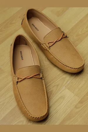 Highlander Men Beige Driving Shoes