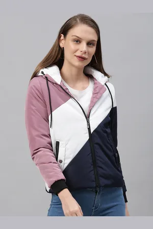 Buy Mast & Harbour Solid Mock Collar Tailored Jacket - Jackets for Women  23476920 | Myntra