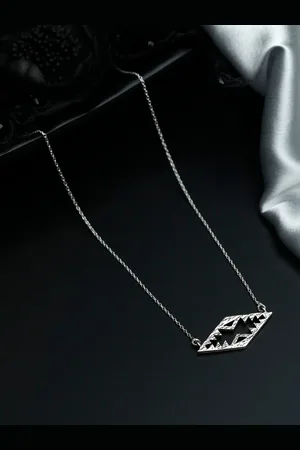 Priyaasi Silver-Toned 92.5 Sterling Silver Necklace