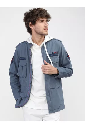 Highlander Men Blue Tailored Jacket