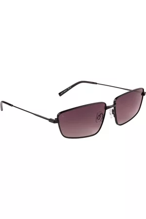 Xpres Women Brown Lens & Black Rectangle Sunglasses with UV Protected Lens