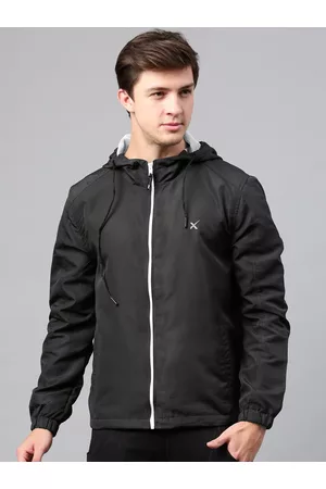 Buy HRX By Hrithik Roshan Men Charcoal Grey Solid Sporty Jacket - Jackets  for Men 2170644 | Myntra