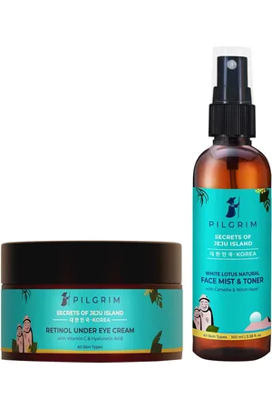 Pilgrim Hydrating & Depuff Combo Set - Anti-Ageing - For Dewy Glow