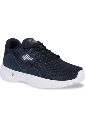 Campus Women Blue Mesh Running Shoes