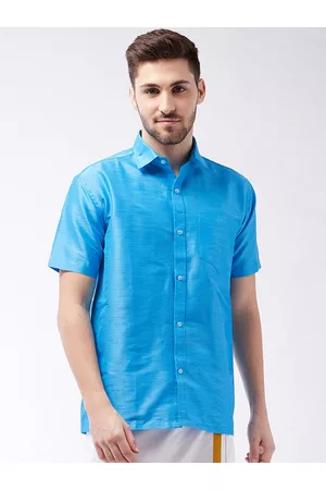 Vastramay Men Blue Casual Shirt
