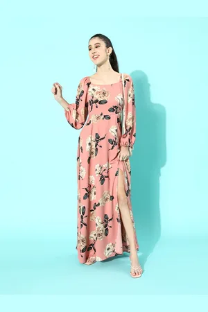Berrylush Women Pretty Rose Romantic Florals Dress