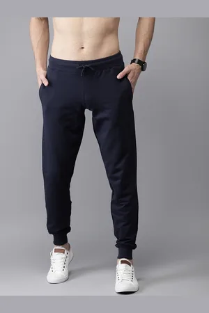 Solid Straight Fit Jogger Pants