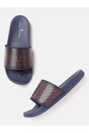 Shop Louis Vuitton Men's Navy Sports Sandals