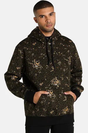 PUMA Men Black Brand Love Metallic Printed Regular Fit Sweatshirt