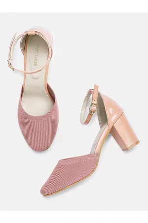 Marc Loire Nude-Coloured Block Pumps