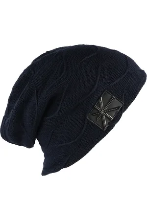 iSWEVEN Unisex Navy Blue Beanie