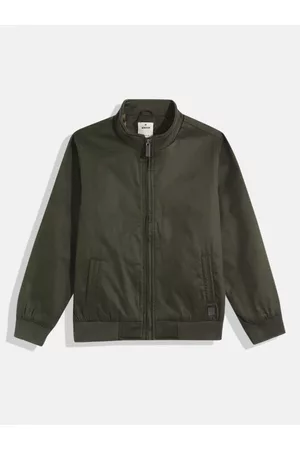 WROGN Full Sleeve Solid Men Jacket - Buy Green WROGN Full Sleeve Solid Men  Jacket Online at Best Prices in India | Flipkart.com
