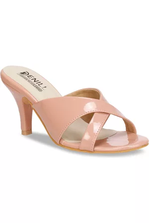 Denill Pink Block Sandals