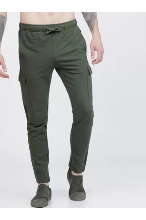Highlander Men Solid Slim-Fit Track Pants