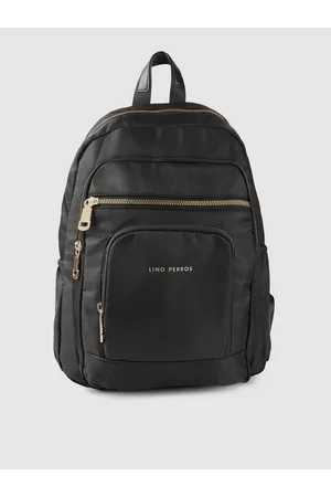 Lino Perros Women Black Solid Backpack