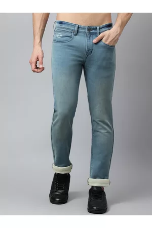 Richlook Men Blue Slim Fit Light Fade Stretchable Jeans