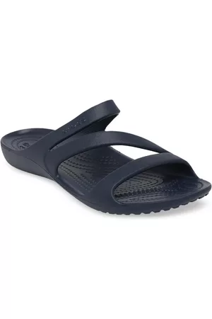 Crocs Kadee Women Navy Blue Solid Comfort Sandals