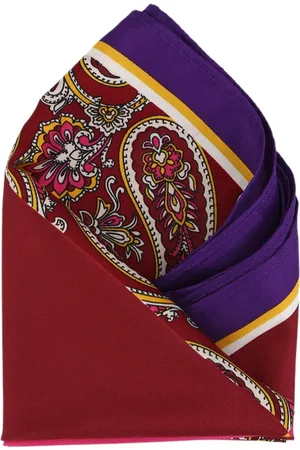 Calvadoss Men Multicoloured Printed Pocket Square