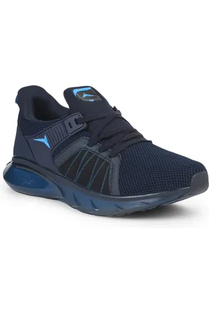 JQR Men KICK 2 Navy Blue Lace Up Mesh Running Sports Shoes
