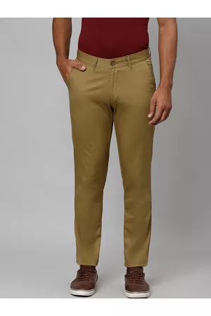 Richlook Men Khaki Slim Fit Chinos Trousers