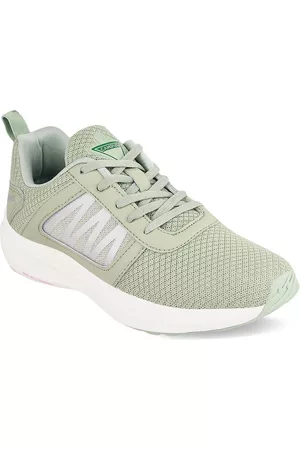 Campus Women Green Mesh Running Shoes