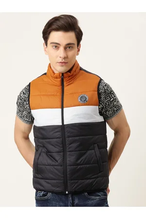 FLYING MACHINE Men Colourblocked Puffer Jacket