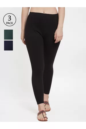 GRACIT Women Pack of 3 Solid Leggings