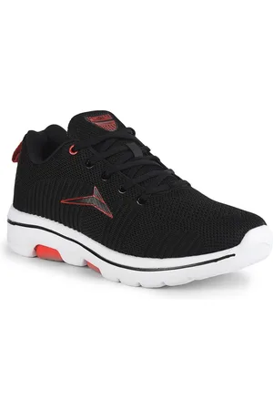 JQR Men LINE Black Mesh Running Shoes
