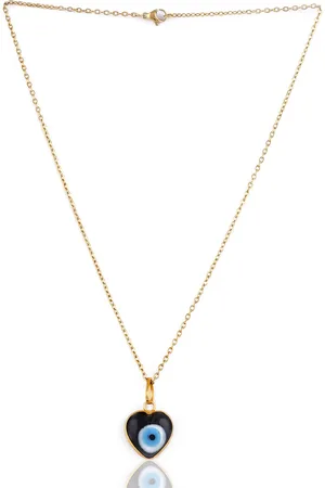 EL REGALO Blue & Gold-Toned Brass Necklace