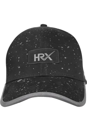 HRX Men Black Printed Lifestyle Cap