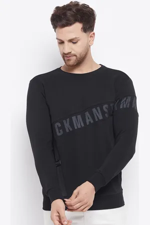 Duke Men Black Printed Sweatshirt