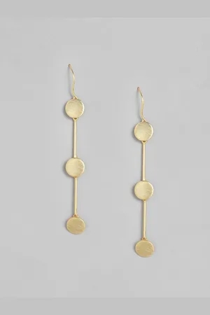 EL REGALO Gold-Toned Geometric Drop Earrings