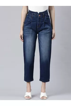 ZHEIA Women Blue Light Fade Relaxed Fit Jeans