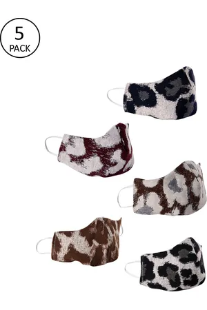 ROMEE Kids Pack of 5 Reusable 3 Ply Printed Outdoor Masks