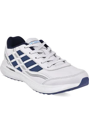 Campus Unisex Kids Grey Mesh Running Shoes