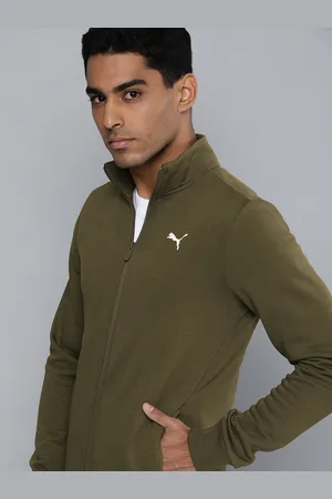 PUMA Men Slim Fit Zippered Sporty Track Jacket