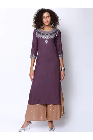 Buy Vishudh Women White  Navy Blue Printed Anarkali Kurta  Kurtas for  Women 7156696  Myntra