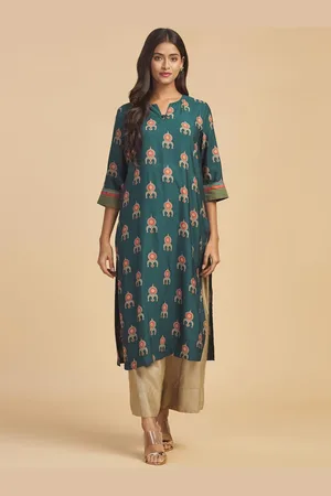 Fabindia Ethnic Motifs Printed Kurta