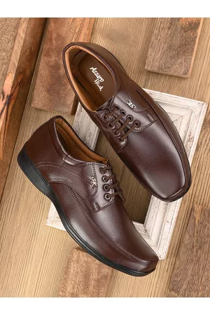 Azzaro Men Brown Formal Shoes