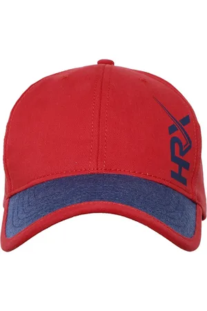 HRX Men Red & Navy Blue Colourblocked Lifestyle Cap