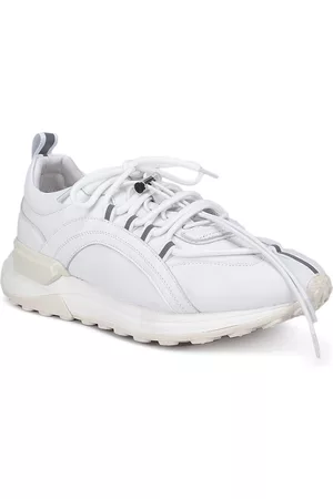 ROSSO BRUNELLO Men White Leather Sneakers